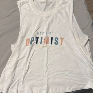 Spiritual Gangster Gray Muscle Tee Relaxed Sleeveless